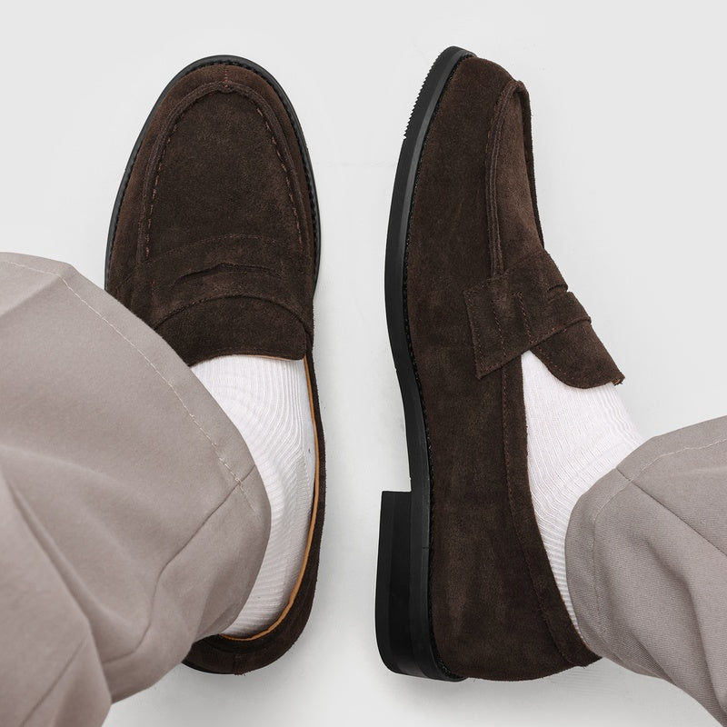 Milan Penny Loafers i Koaskinnsmocka