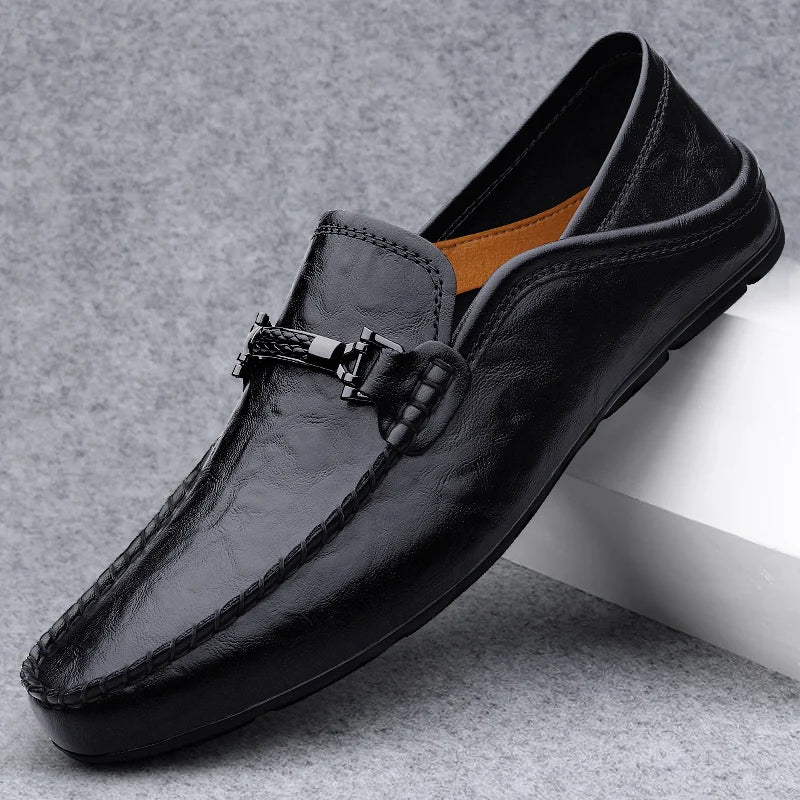 Mocassins Kizar em pele