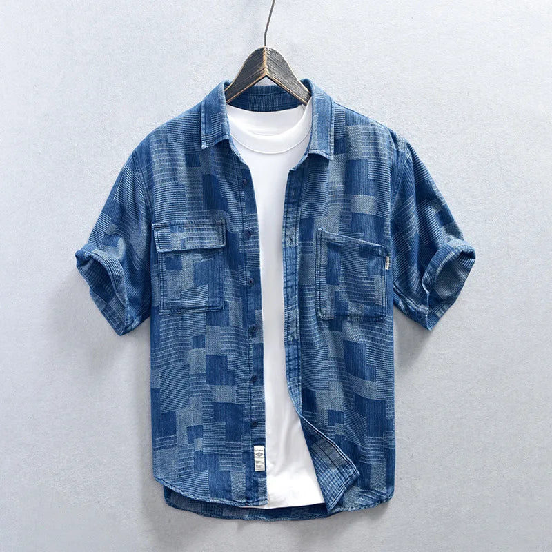 Camicia Arturo in denim di cotone