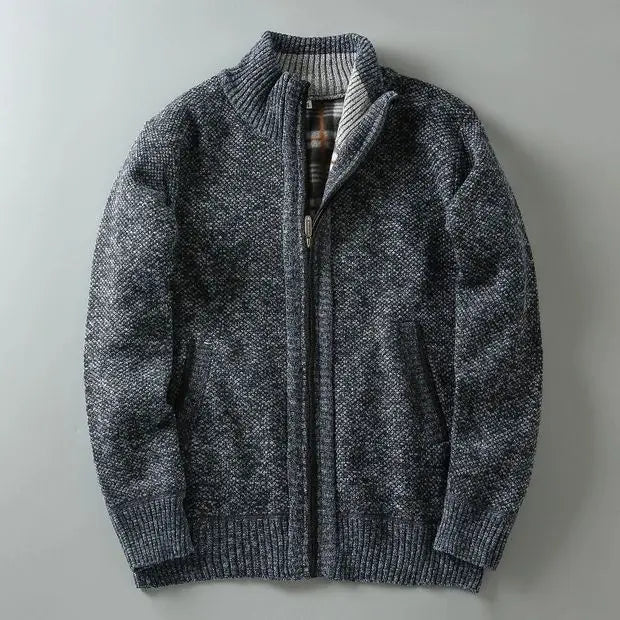 Weston stickad alpackjacka