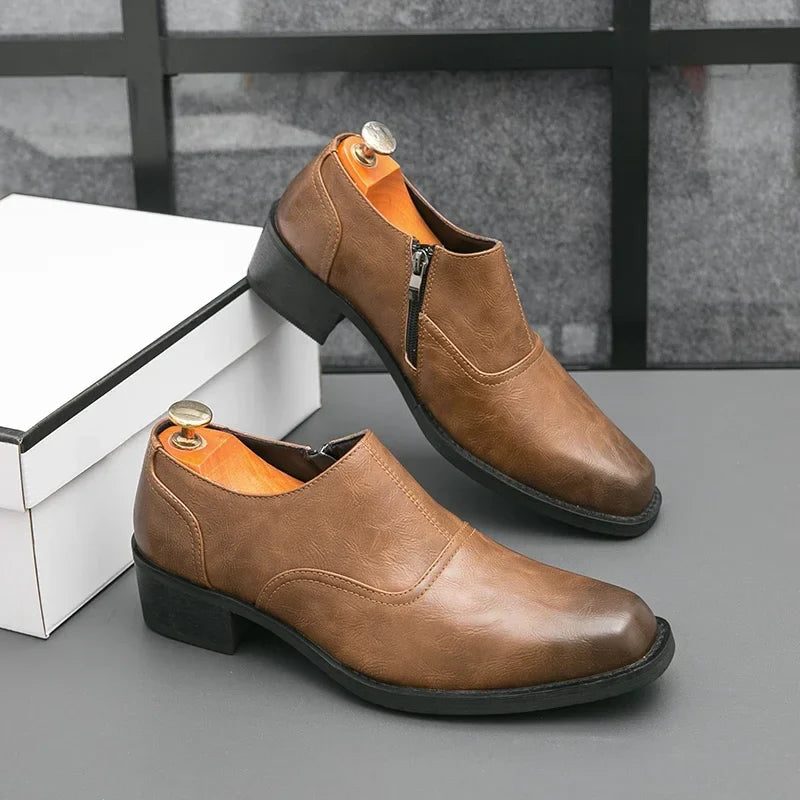 Mocasines Evante de cuero genuino