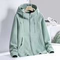 Hoodie Klara com fecho de correr