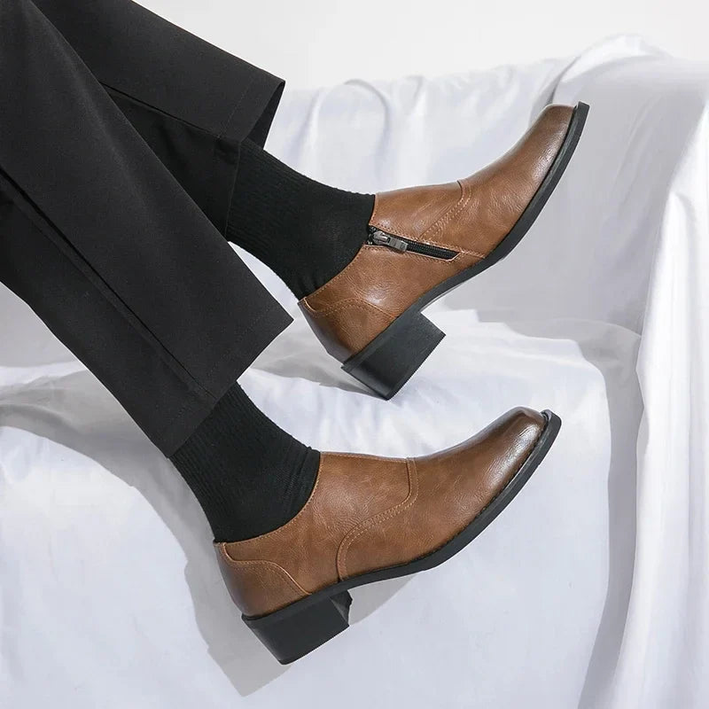 Mocasines Evante de cuero genuino