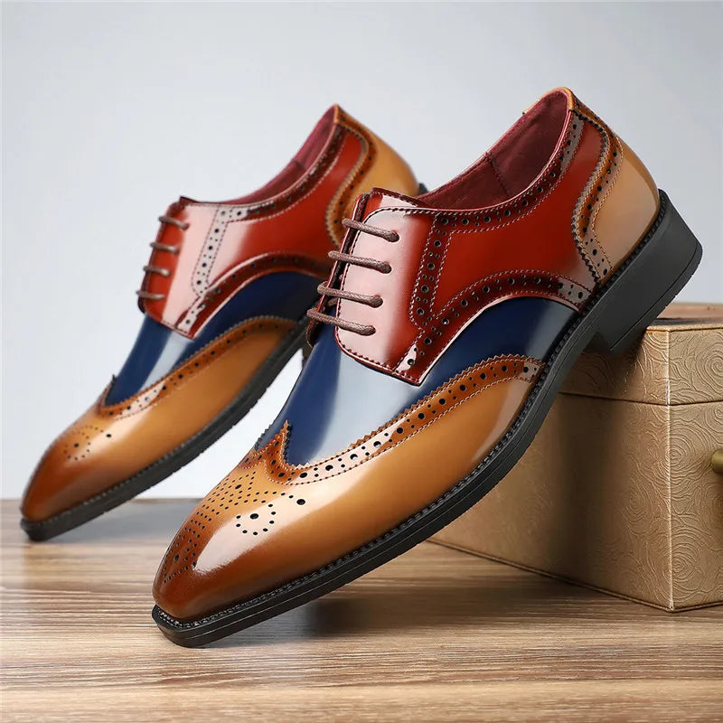 ALDRIDGE GENUINE LEATHER OXFORDS