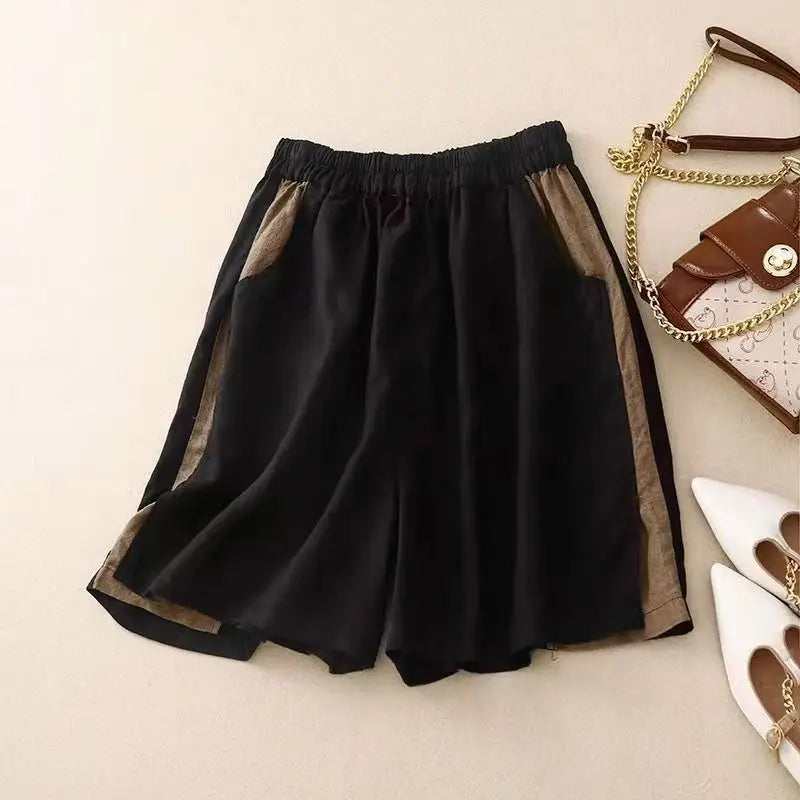 Maribel shorts i bomull och linne