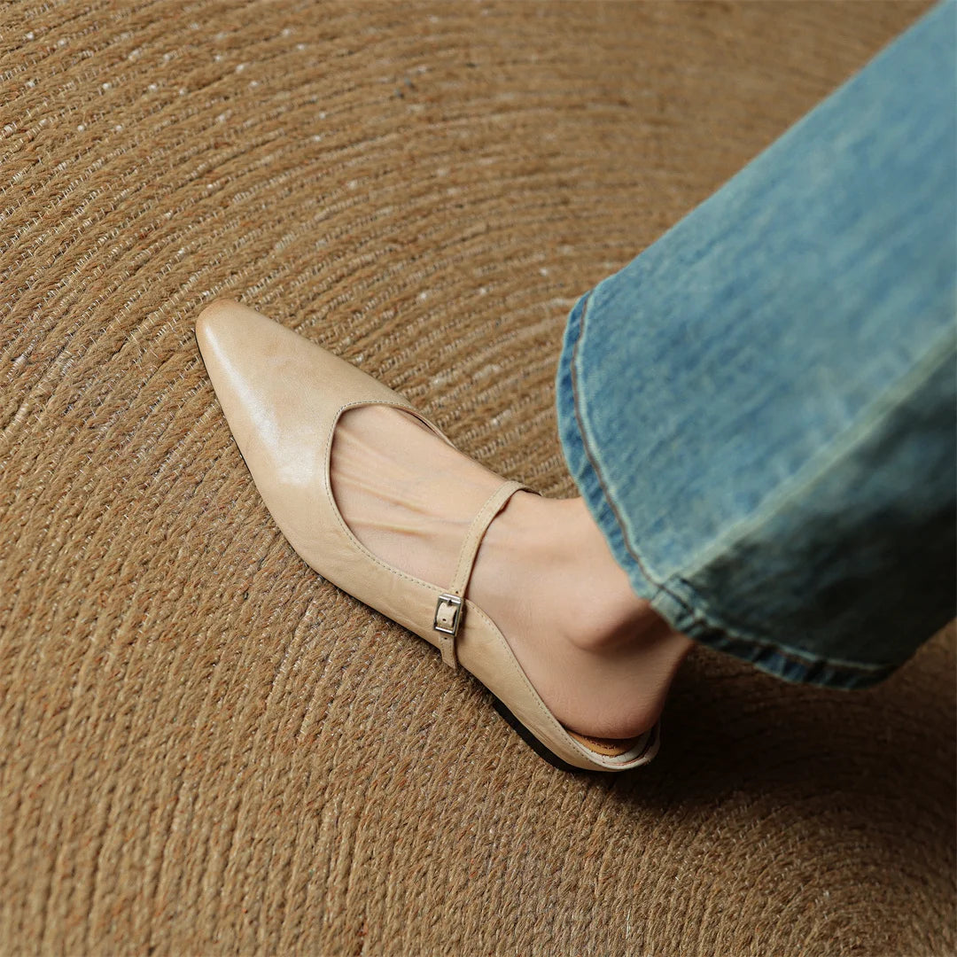 EVELIS GENUINE LEATHER MULES
