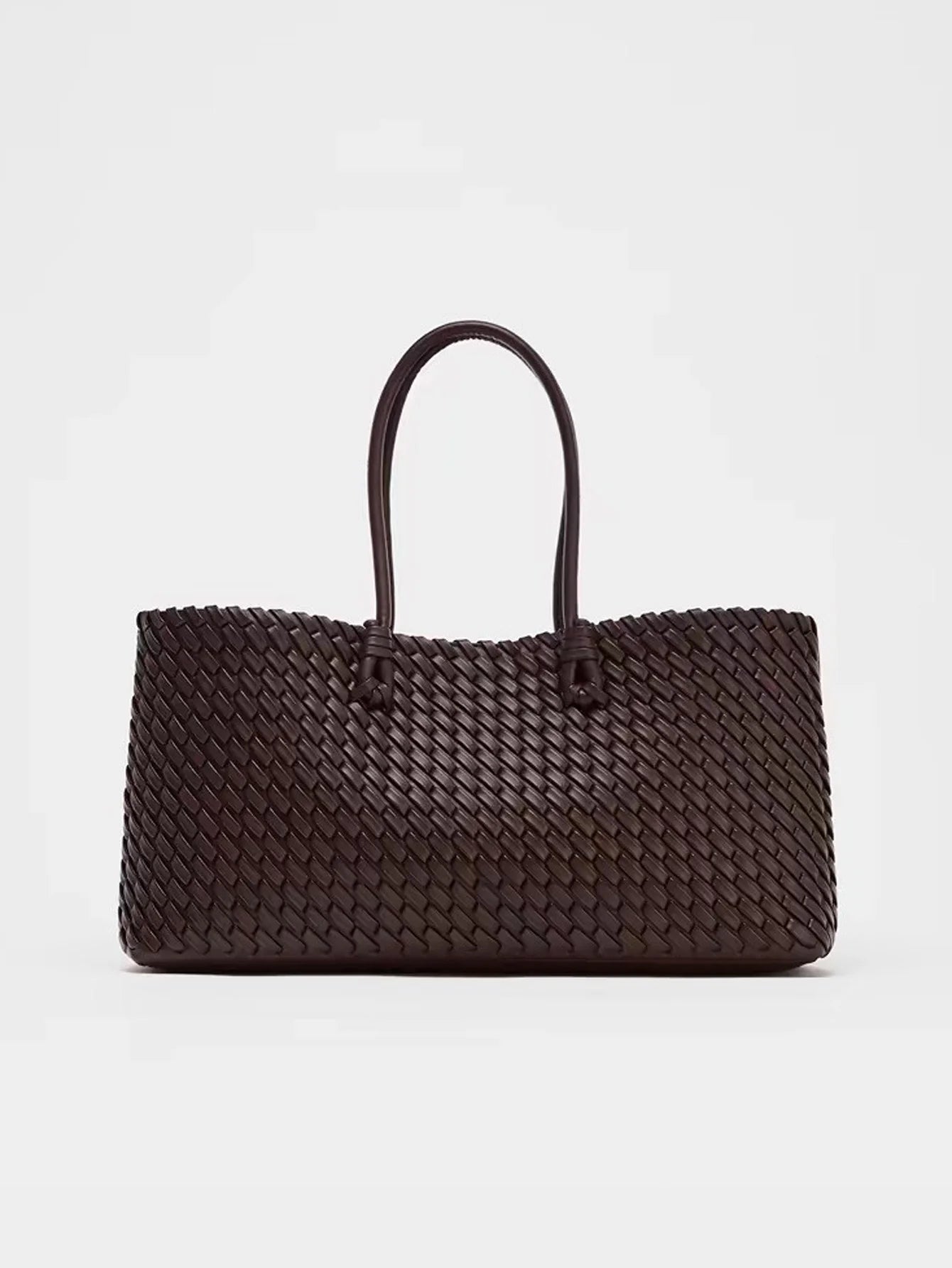 DARIA WOVEN LEATHER HANDBAG