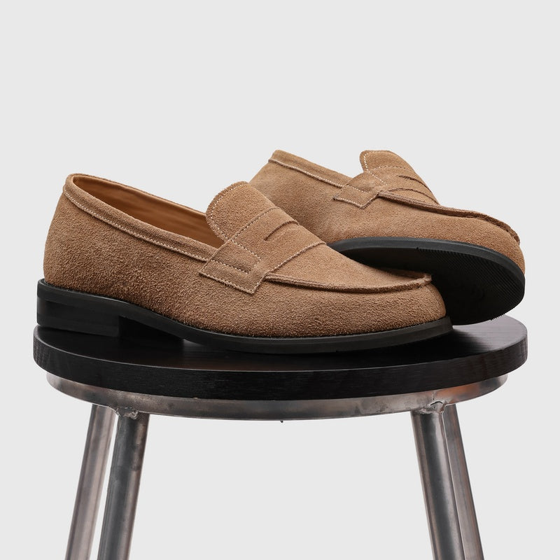 Milan Penny Loafers i Koaskinnsmocka