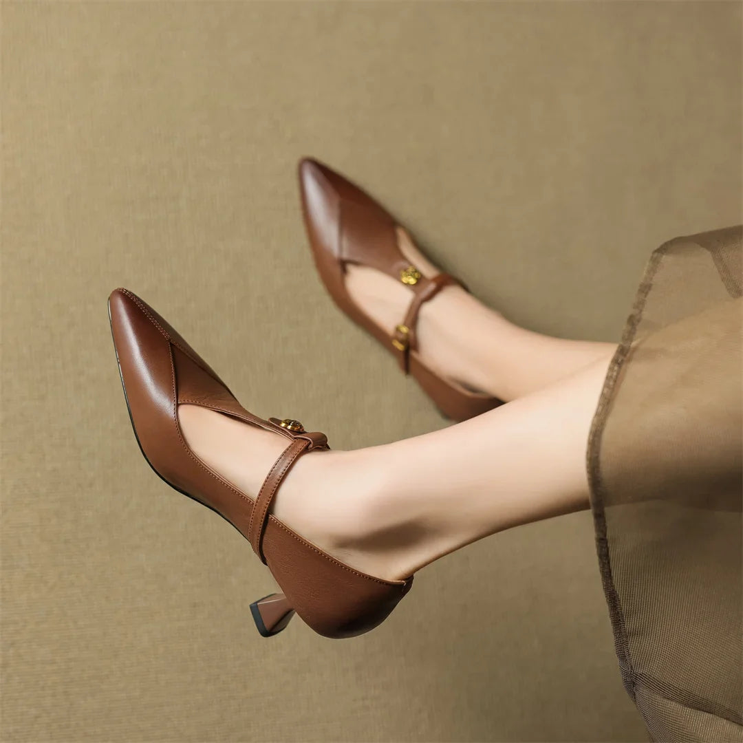Tacchi Marlene in vera pelle
