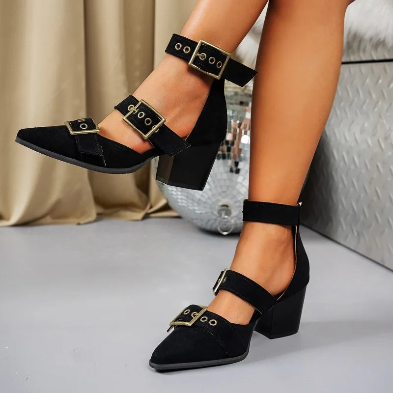 RAVYN RAE SUEDE HEELS