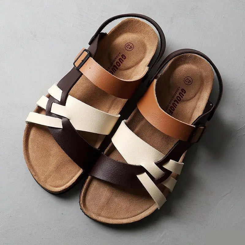 Sandales en cuir Ginori