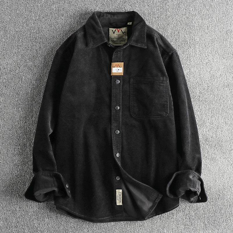 Camicia in velluto a coste Heritage