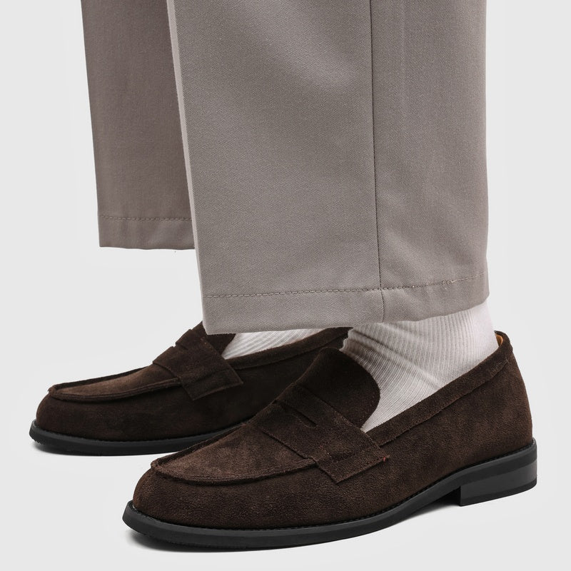 Milan Penny Loafers i Koaskinnsmocka