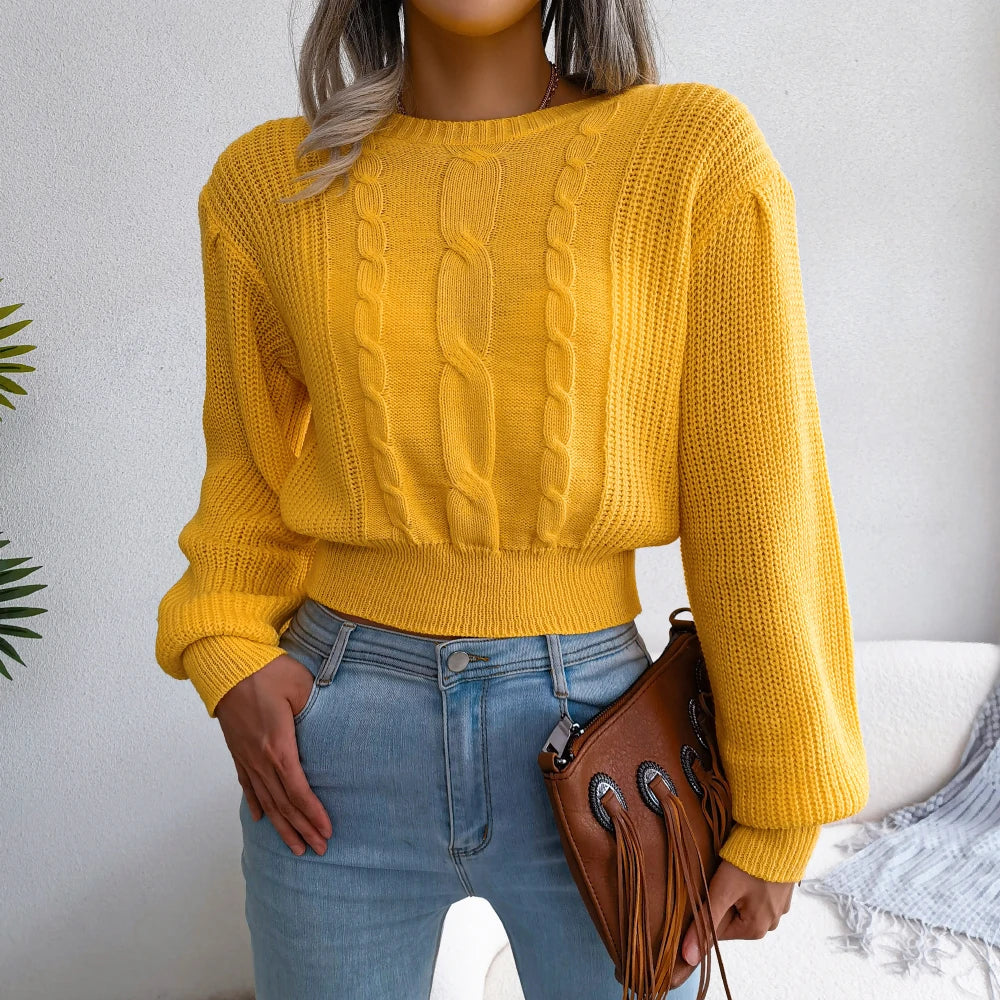 Classico maglione in maglia