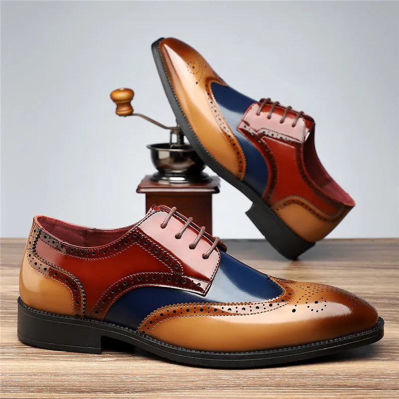 ALDRIDGE GENUINE LEATHER OXFORDS
