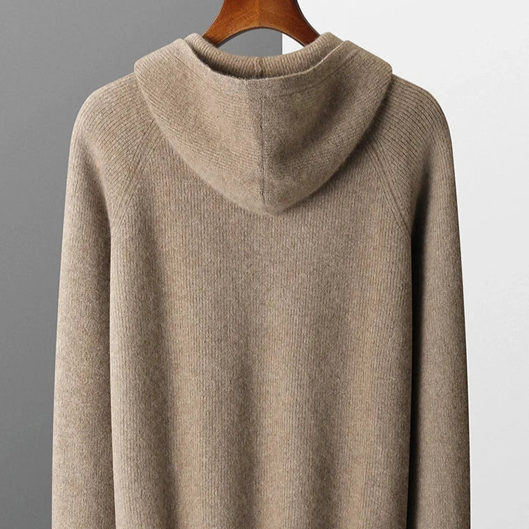 Felpa con cappuccio Belwood in cashmere