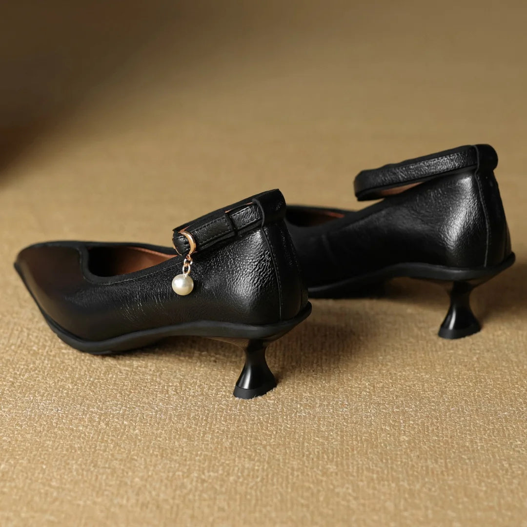 BELLARA GENUINE LEATHER HEELS