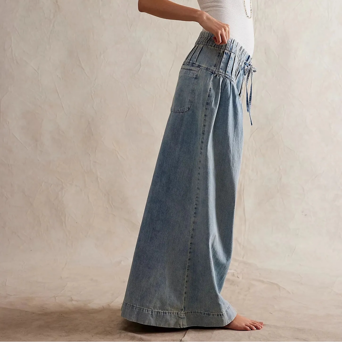 Nomada Wide Leg Cotton Jeans