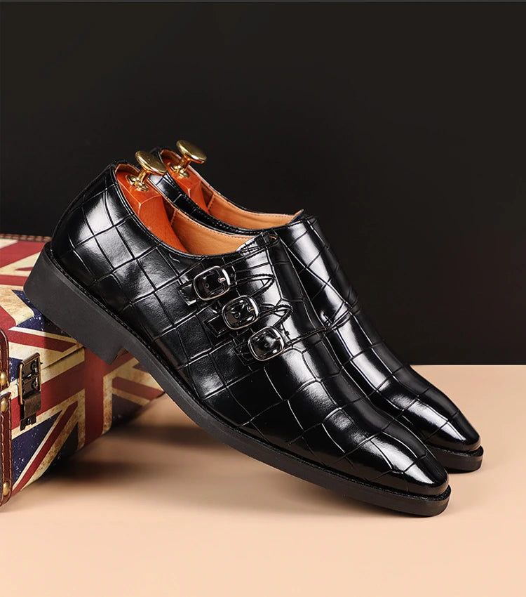 SANTINO MONK-STRAP SHOES
