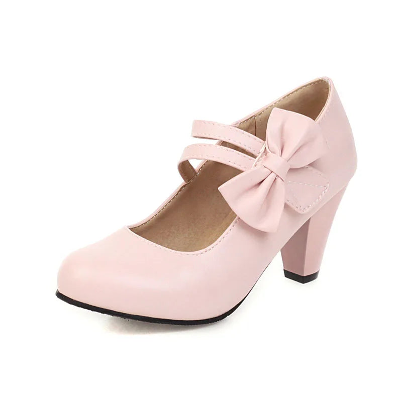 BELLA BOW HEELS