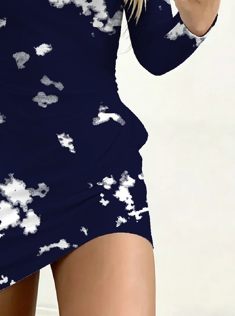 MARISA ABSTRACT MINI DRESS