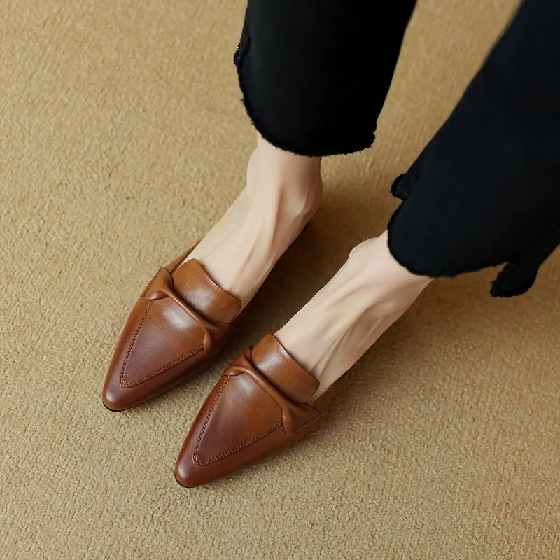 Mule in pelle Adele