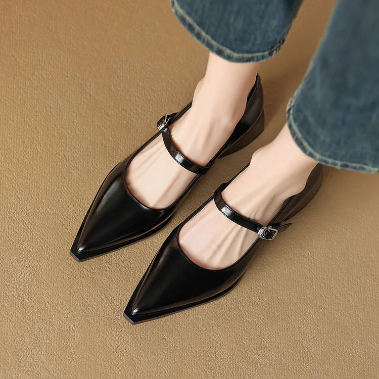 Tacones Allure de cuero genuino