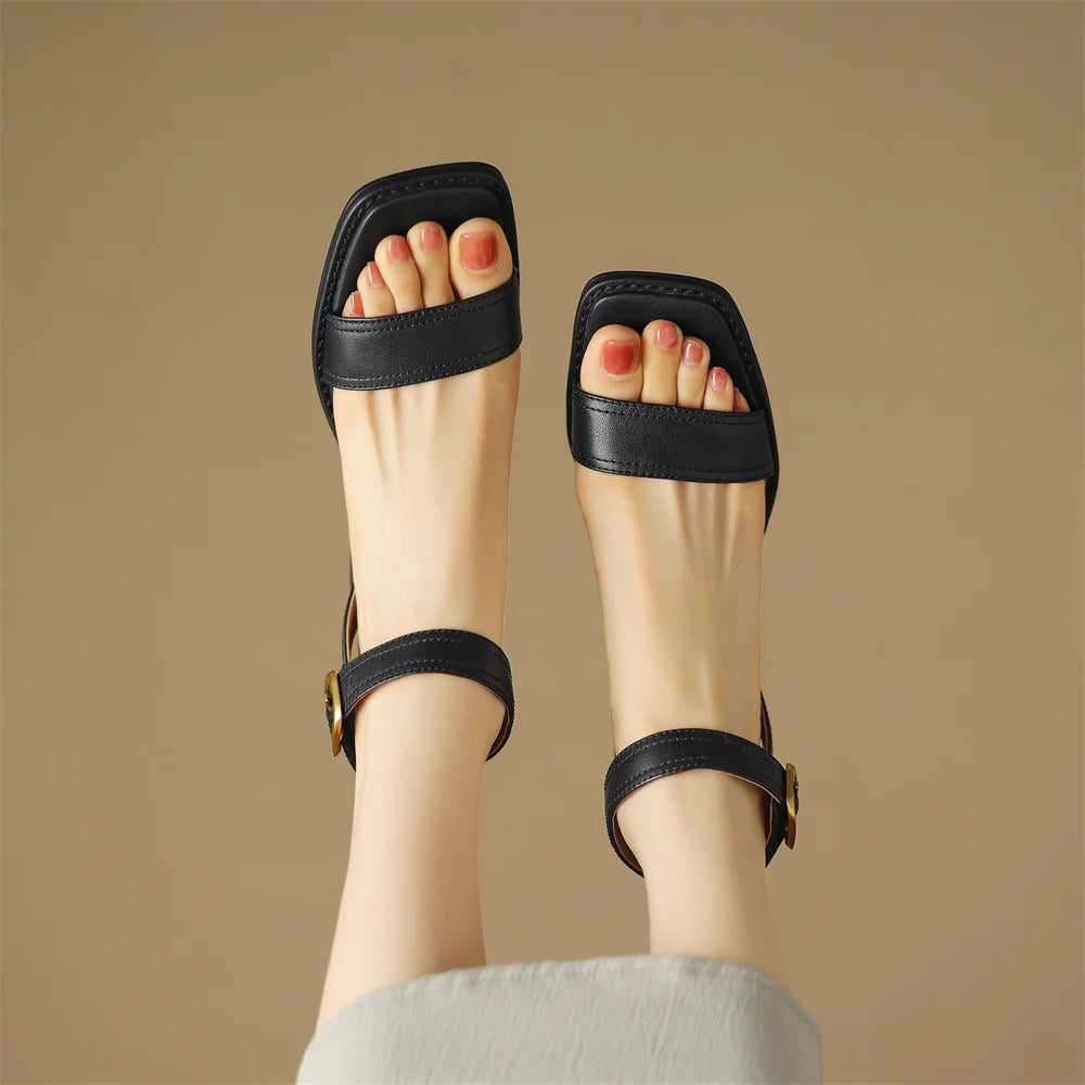 AGNIT VINTAGE LEATHER SANDALS