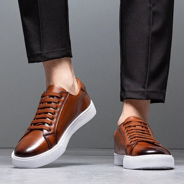 Maver sneakers i ægte læder