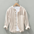 Chemise Alfonso en coton et lin