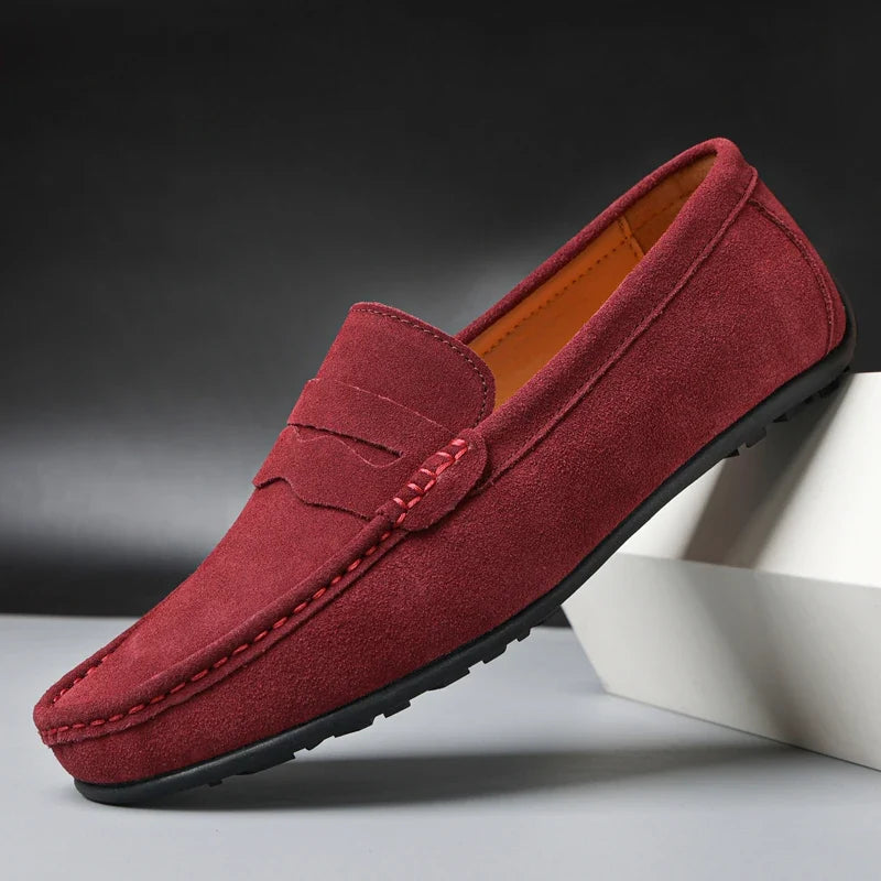 Mocassins Gildron em Camurça Genuína