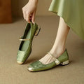 VELORA SATIN MARY JANE HEELS