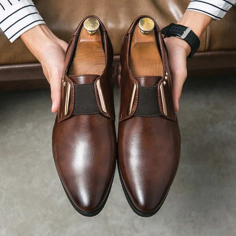 Zapatos de cuero genuino Pedro
