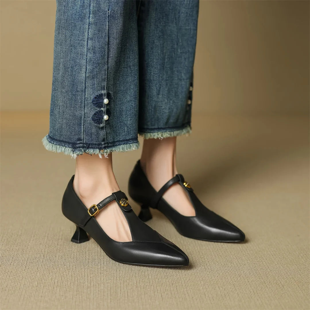 Tacchi Marlene in vera pelle