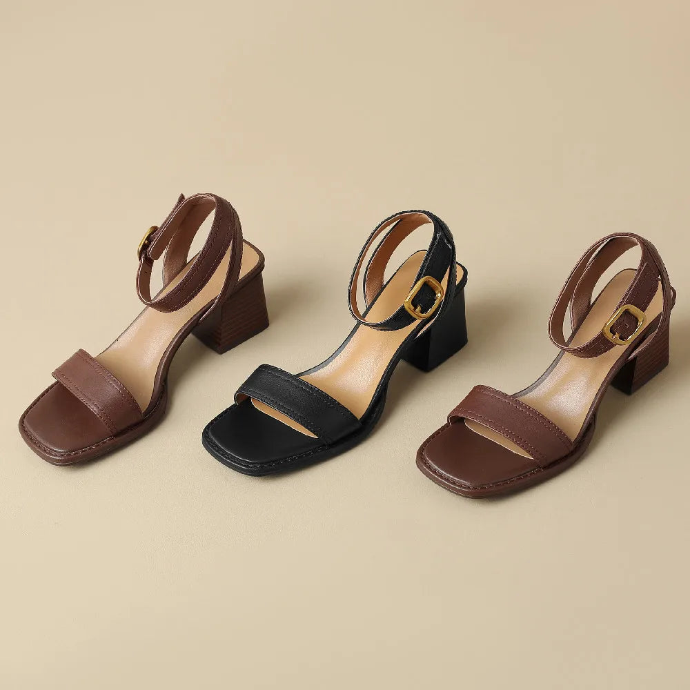AGNIT VINTAGE LEATHER SANDALS