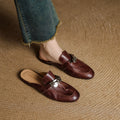 Carla Genuine Leather Mules