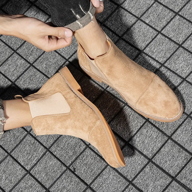 Botins Chelsea Marlow em camurça