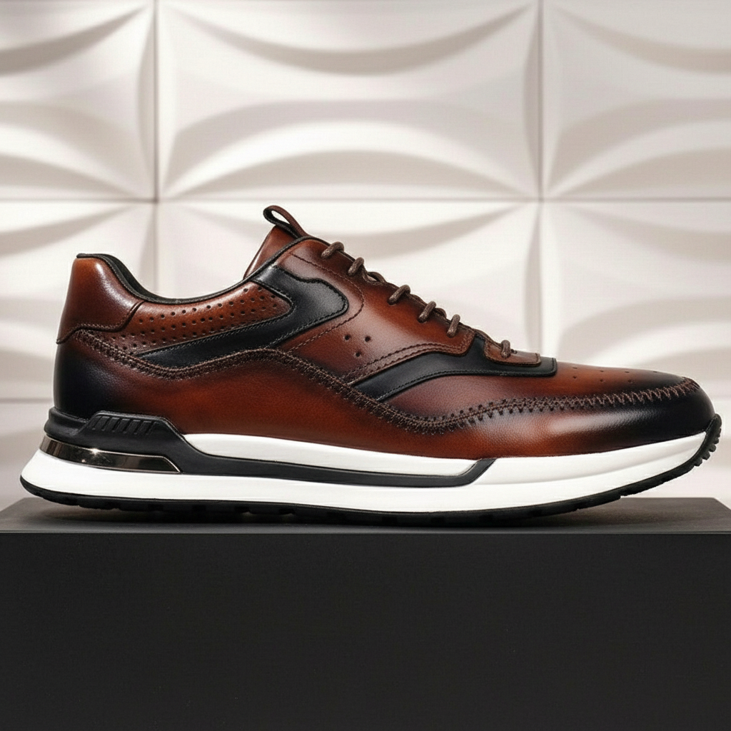 Sneakers Castello in pelle di vacchetta