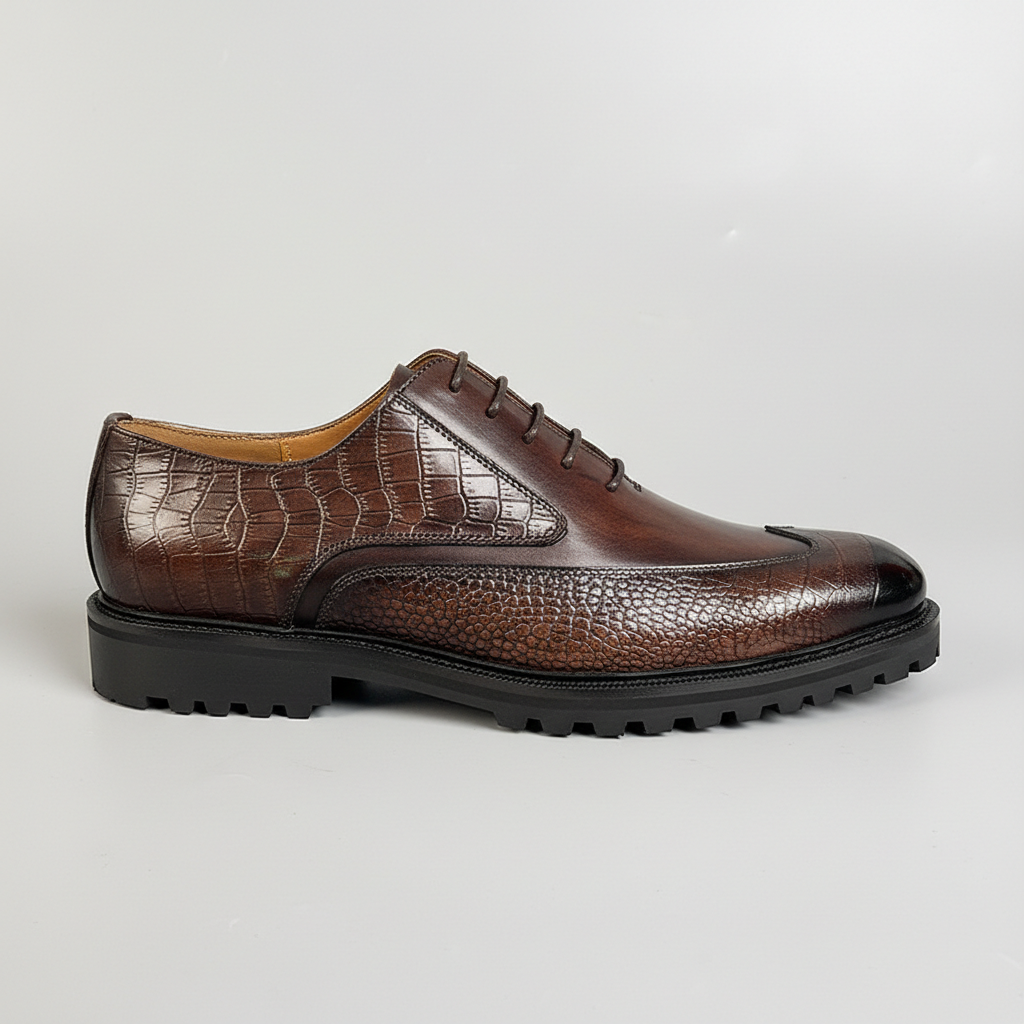 Scarpe Creston in pelle di vacchetta