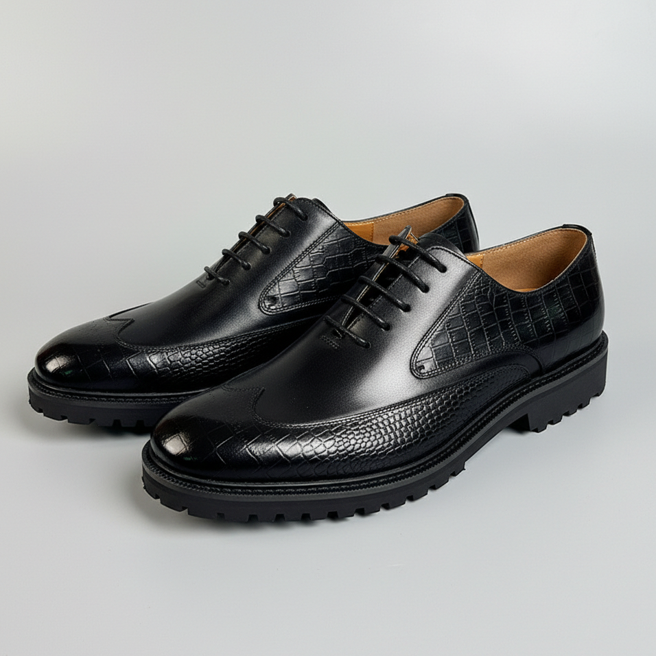 Scarpe Creston in pelle di vacchetta