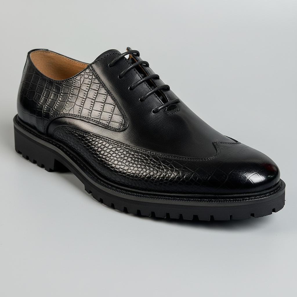 Scarpe Creston in pelle di vacchetta