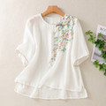 Blossom-bloes met bloemenprint