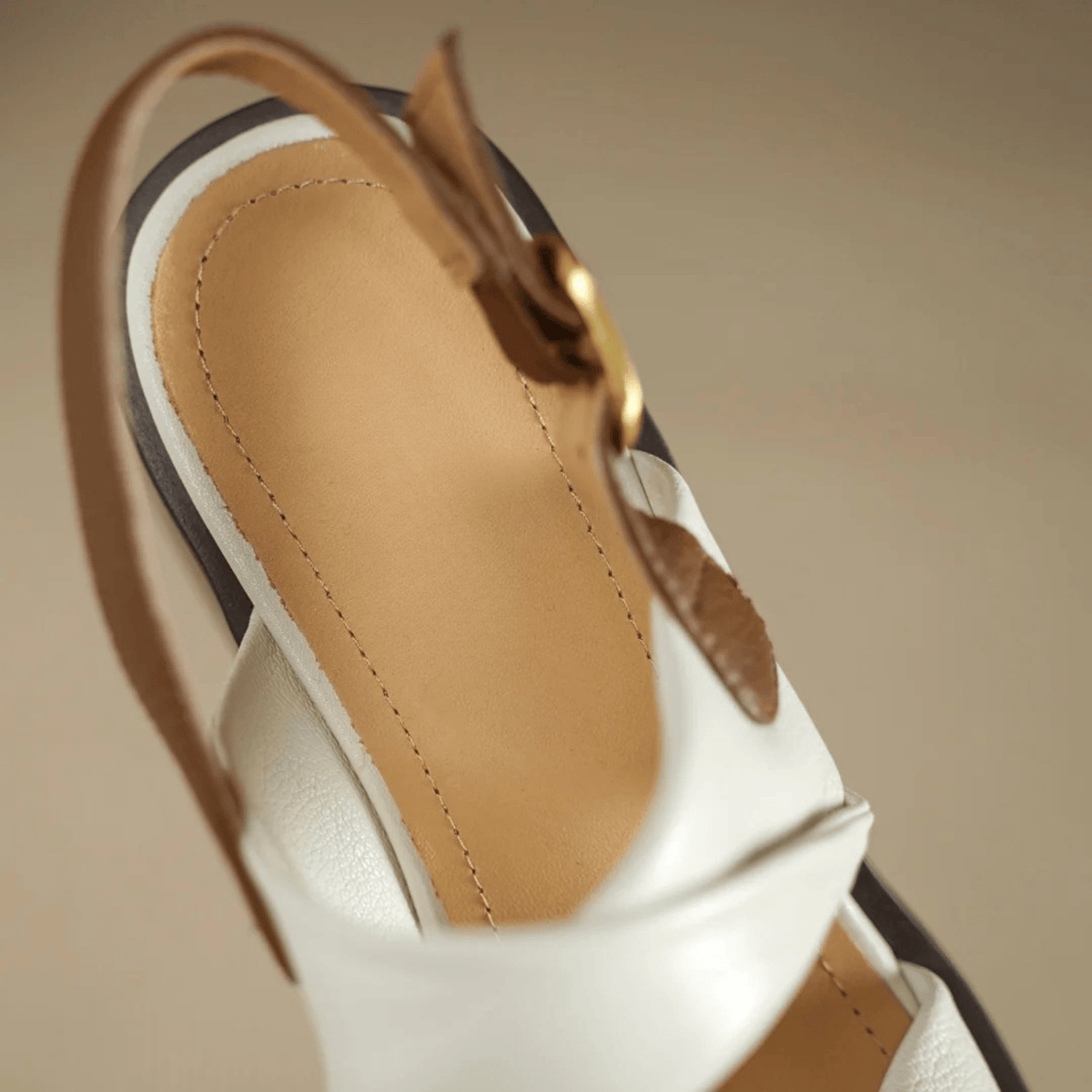 Maeve-sandaler i läder