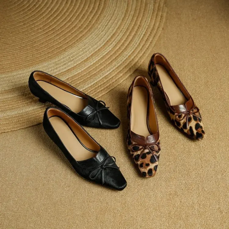 Georgina Genuine Leather Heels