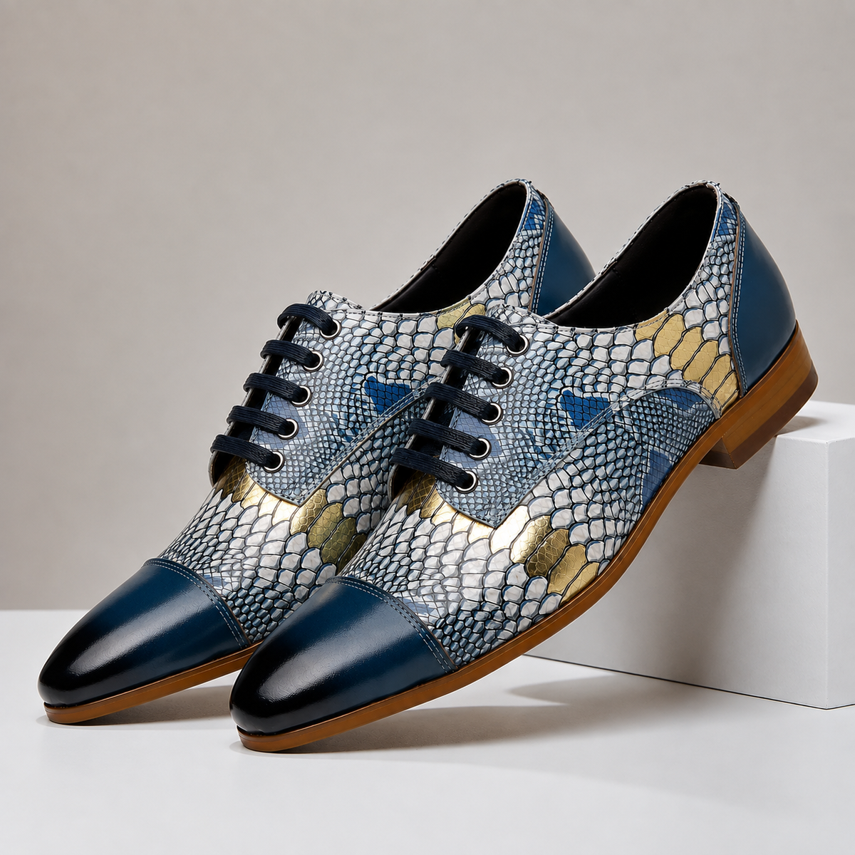 Scarpe Calverini in pelle di vacchetta