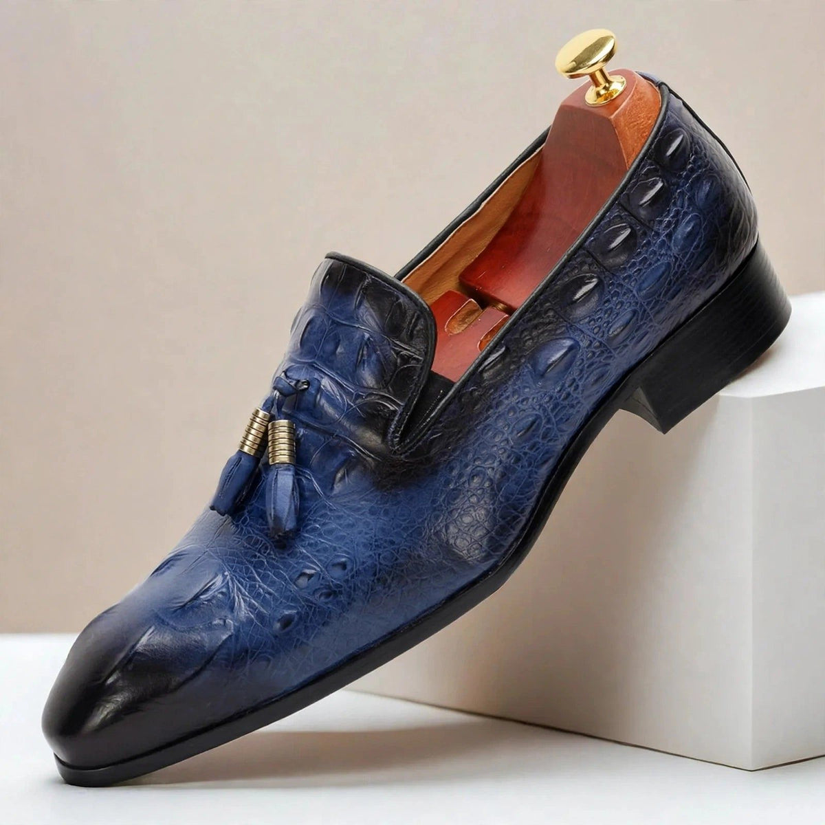 Barello Cowhide Leather Loafers
