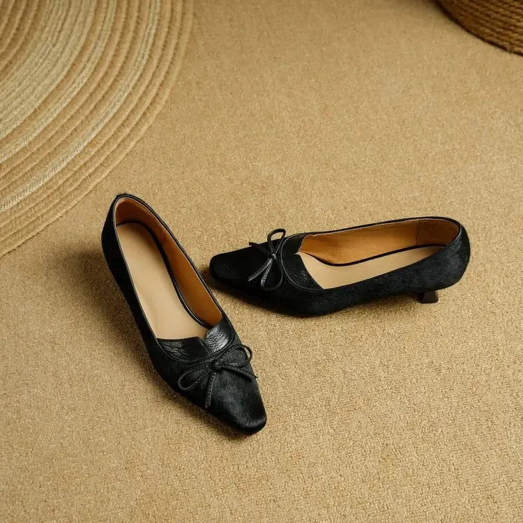 Georgina Genuine Leather Heels