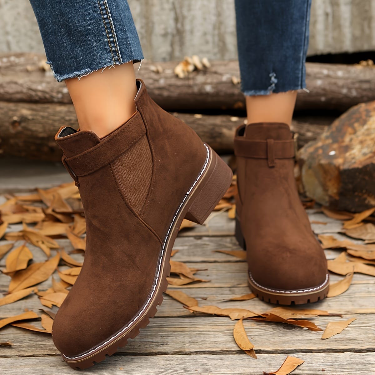 Herbstrosen-Stiefel