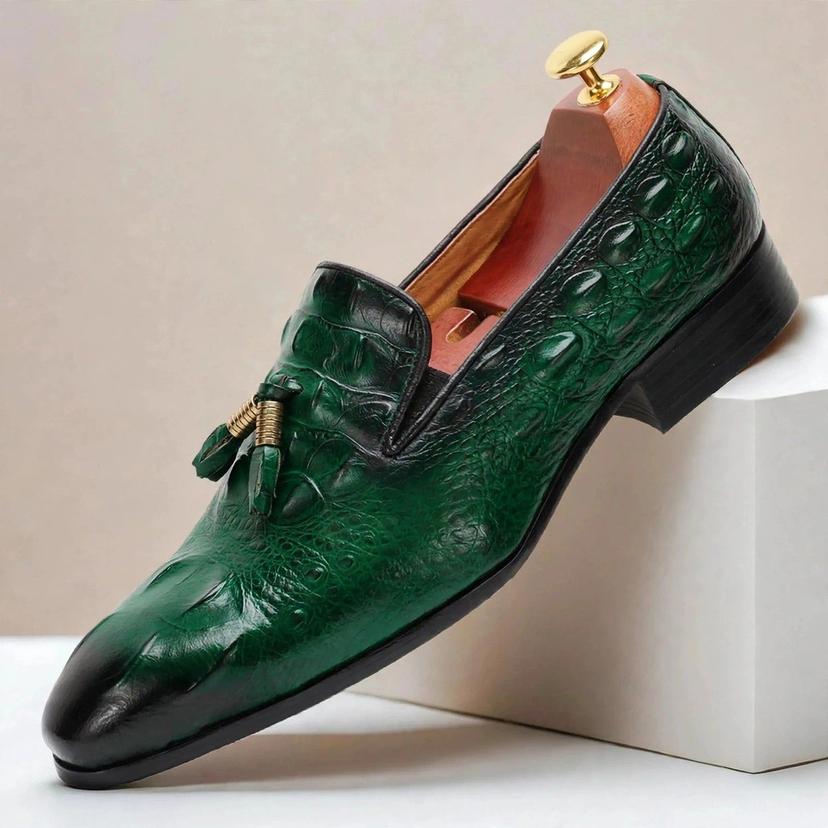 Barello Cowhide Leather Loafers