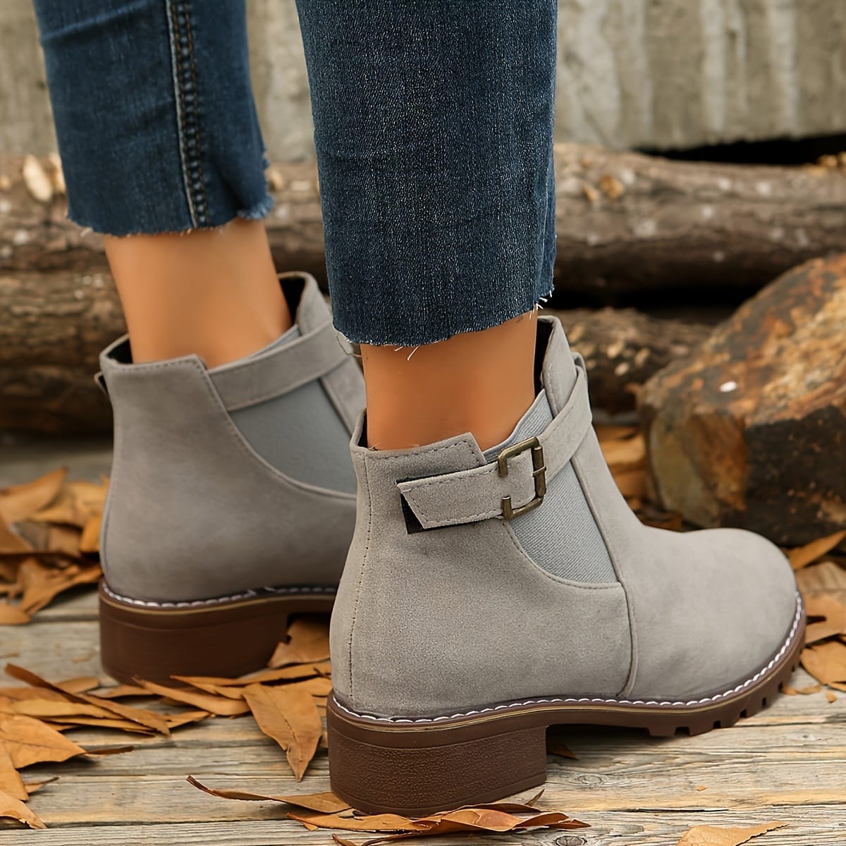 Herbstrosen-Stiefel